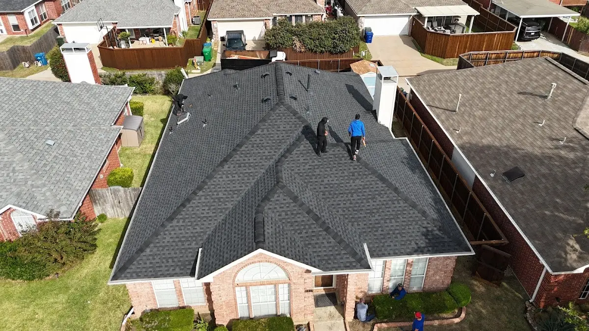 Commercial Roofing work in progress on a Snyderville property